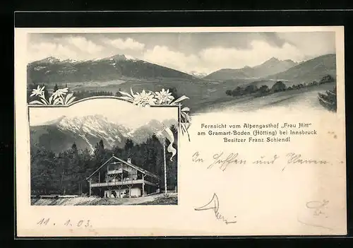 AK Gramart-Boden, Alpengasthof Frau Hitt