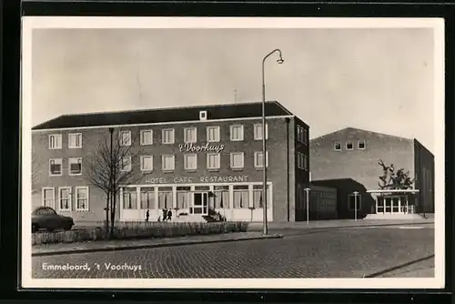 AK Emmeloord, Ansicht Hotel Cafe Restaurant t`Voorhuys