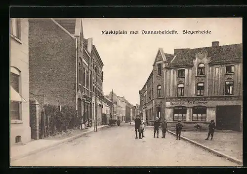 AK Bleyerheide, Marktplein met Pannesheidestr.