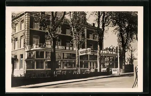 AK Valkenburg, Hotel Restaurant Vossen mit Terasse