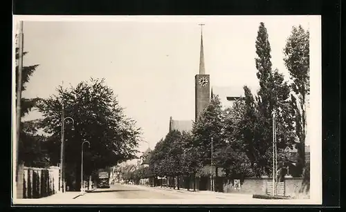 AK Heerlen, Akerstraat mit Rathaus