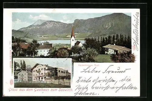 AK Vorderthiersee, Gasthaus Zum Seewirth