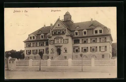 AK Döbeln, Ansicht Bürgerheim