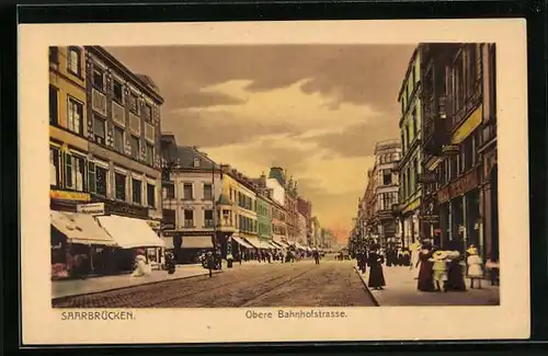 AK Saarbrücken, Obere Bahnhofstrasse
