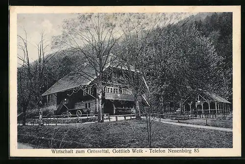 AK Neuenbürg, Wirtschaft zum Grösseltal