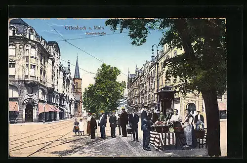 AK Offenbach /Main, Blick durch Kaiserstrasse