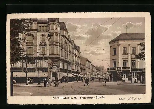 AK Offenbach /Main, Frankfurter Strasse