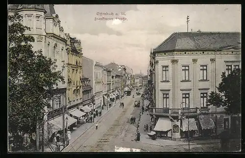 AK Offenbach /Main, Blick auf die Frankfurter Strasse