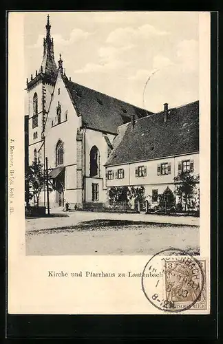 AK Lautenbach, Kirche und Pfarrhaus