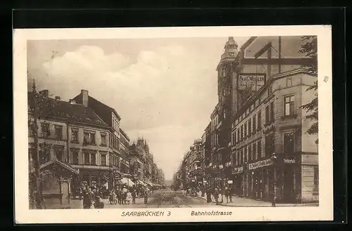 AK Saarbrücken, Bahnhofstrasse