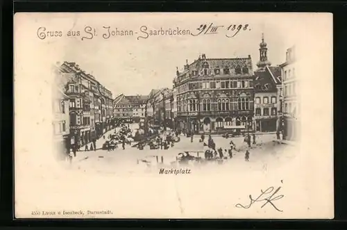 AK Saarbrücken-St. Johann, Marktplatz