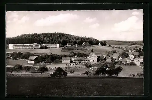 AK Gras-Ellenbach /Odenw., Ortsansicht aus der Vogelschau