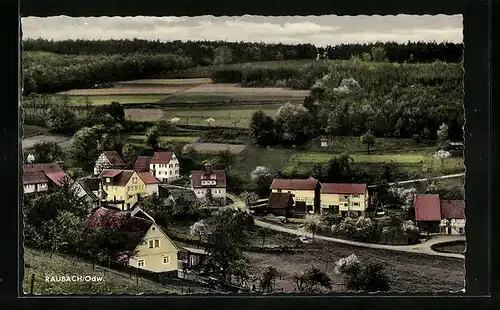 AK Raubach /Odenw., Ortsansicht aus der Vogelschau