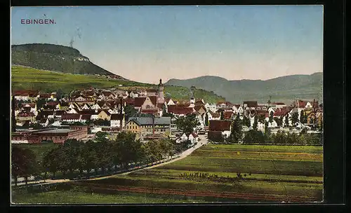 AK Ebingen, Panorama des Ortes