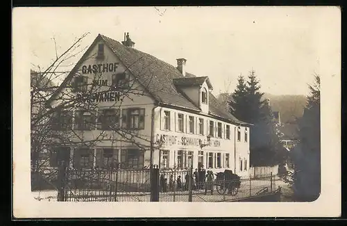 Foto-AK Hirsau, Gasthaus zum Schwanen