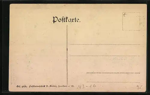 Künstler-AK Hauptmann von Köpenick - Der Hauptmann in Aktion