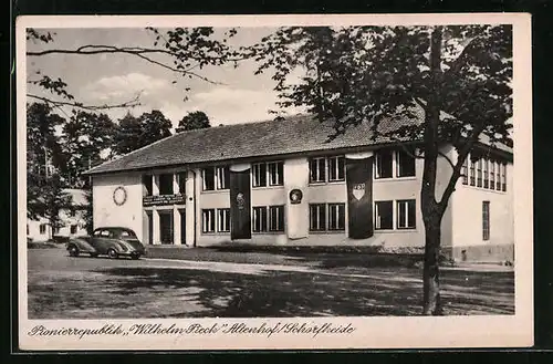 AK Altenhof /Schorfheide, Pionierrepublik Wilhelm Tieck, Wohnhaus