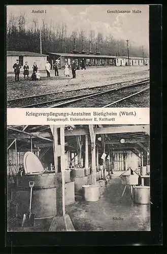 AK Bietigheim / Württ., Kriegsverpflegungs-Anstalten
