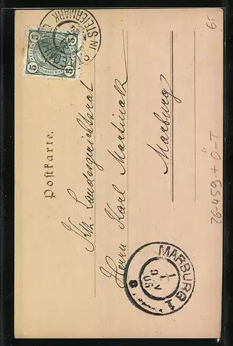 Künstler-AK Philipp + Kramer Nr.: Kufstein, Sparchenklamm