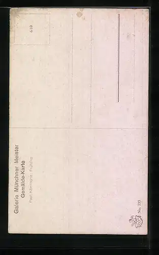 AK Verschiedene Engel im Frühling