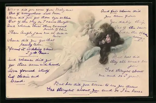 AK Amor flüstert Dame etwas zu