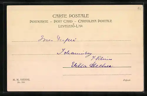 AK Amor flüstert Dame etwas zu