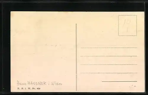 AK Osterküken im Eier-Haus