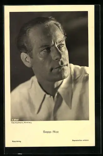 AK Schauspieler Sepp Rist