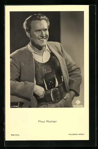 AK Schauspieler Paul Richter in Tracht