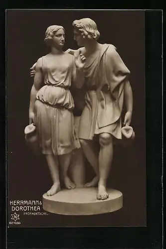 AK Plastik Herrmann & Dorothea von Prof. Hentschel