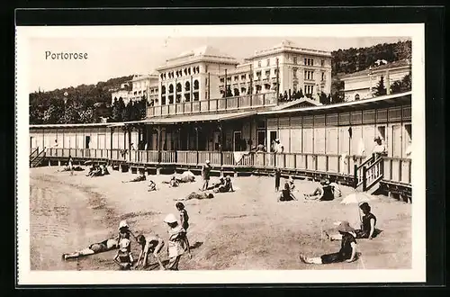 AK Portorose, Strand und Hotel Portorose