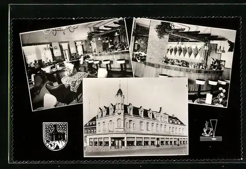 AK Valkenburg, Hotel Tummers mit Innenansicht