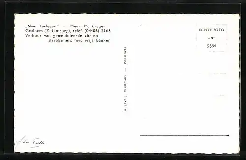 AK Geulhem /Z.-Limburg, Gasthof New Terleyen