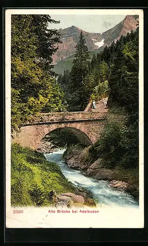 AK Adelboden, Alte Brücke