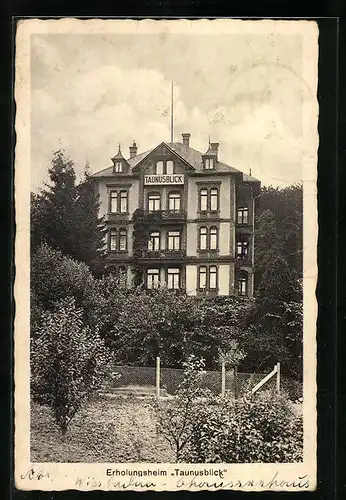 AK Wiesbaden, Hotel Taunusblick