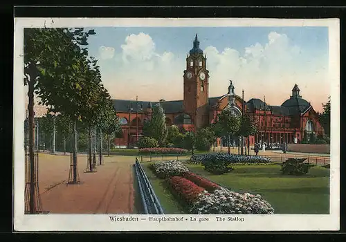 AK Wiesbaden, Hauptbahnhof