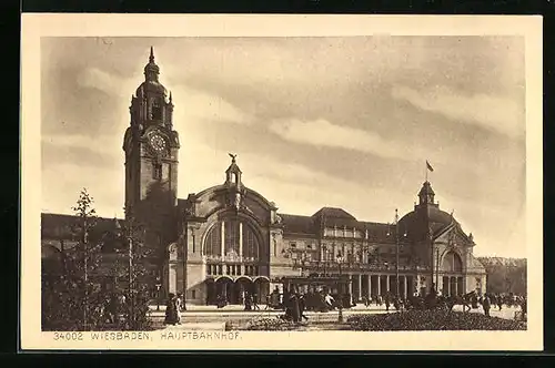 AK Wiesbaden, Hauptbahnhof