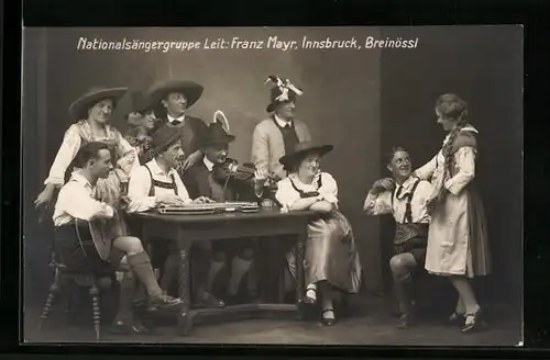 AK Nationalsängergruppe, Leitung Franz Mayr, Innsbruck, Breinössl
