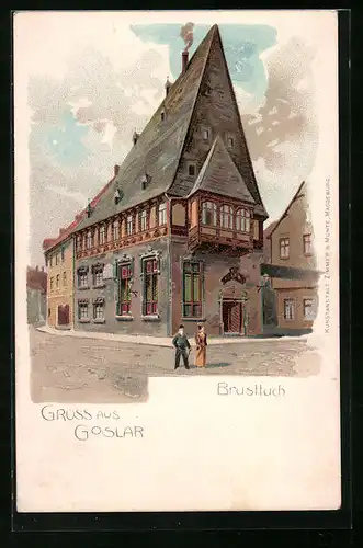 Lithographie Goslar, Brusttuch
