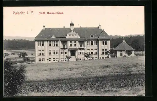 AK Pulsnitz /S., Städt. Krankenhaus
