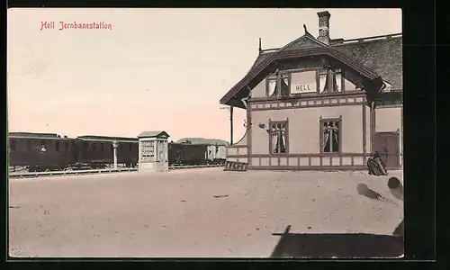 AK Hell, Jernbanestation