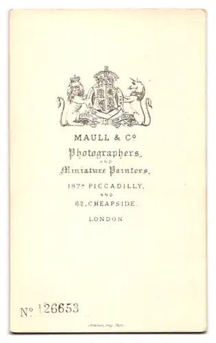 Fotografie Maull & Co., London, 55. Gracechurch Street, Greis mit grauem Haar an seinem Sekretär arbeitend