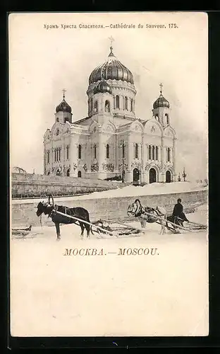 AK Moskau-Moscow, Cathedrale du Sauveur