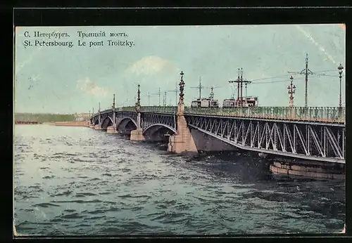 AK St. Petersbourg, Le Pont Troitzky