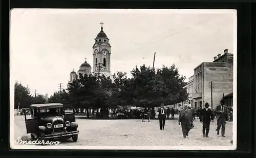 AK Smederevo, Blick zur Kirche