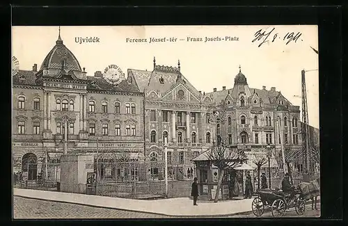 AK Ujvidék, Ferencz József-tér