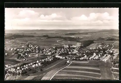 AK Villingendorf /Rottweil, Fliegeraufnahme Total