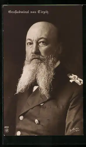 AK Grossadmiral von Tirpitz im Portrait