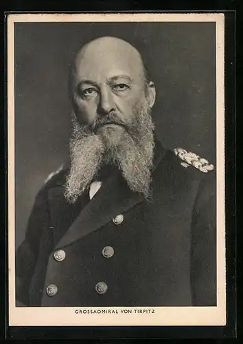 AK Grossadmiral von Tirpitz im Portrait