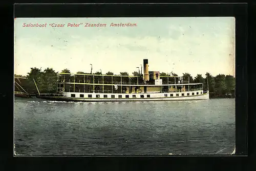 AK Zaandam, Czaar Peter Dampfer